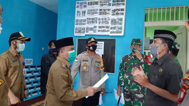 Bupati Monitoring Lomba dan Penilaian Desa Tangguh di Desa Sumber Harapan