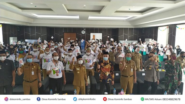 Bupati Deklarasikan Kec. Sajingan Besar Sebagai Kecamatan Layak Anak