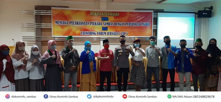 Bupati Sambas Buka Diskusi Kebangsaan dan Launching FJP