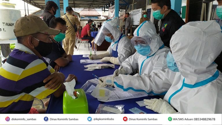 Pjs Bupati Sambas Monitoring Test Swap Di Pelabuhan Penjajap
