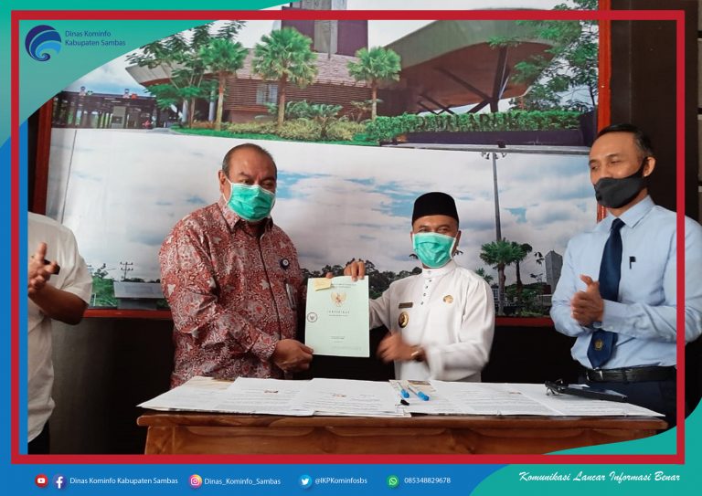 Tingkatkan Pelayanan, Pemda Sambas Hibahkan Tanah dan Bangunan