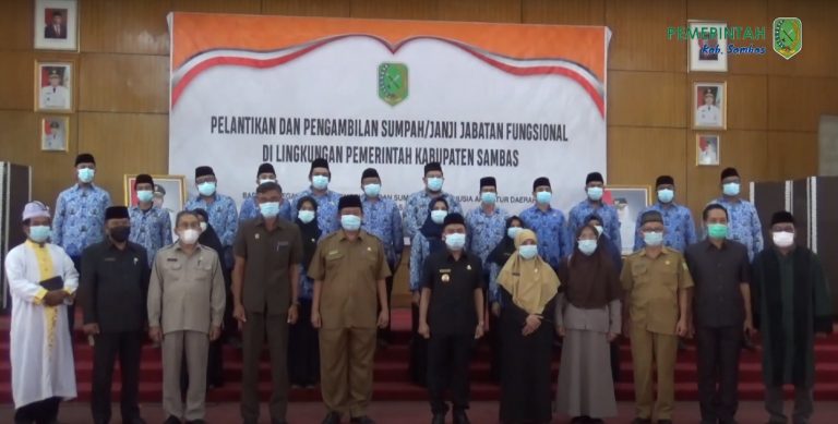 17 PNS Kab. Sambas Pelantikan Pejabat Fungsional