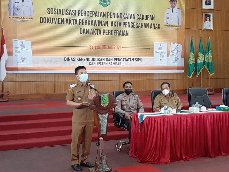 Percepat Pelayanan, Disdukcapil Gelar Sosialisasi Peningkatan Cakupan Dokumen Akta Perkawinan, Akta Pengesahan Anak dan Akta Perceraian