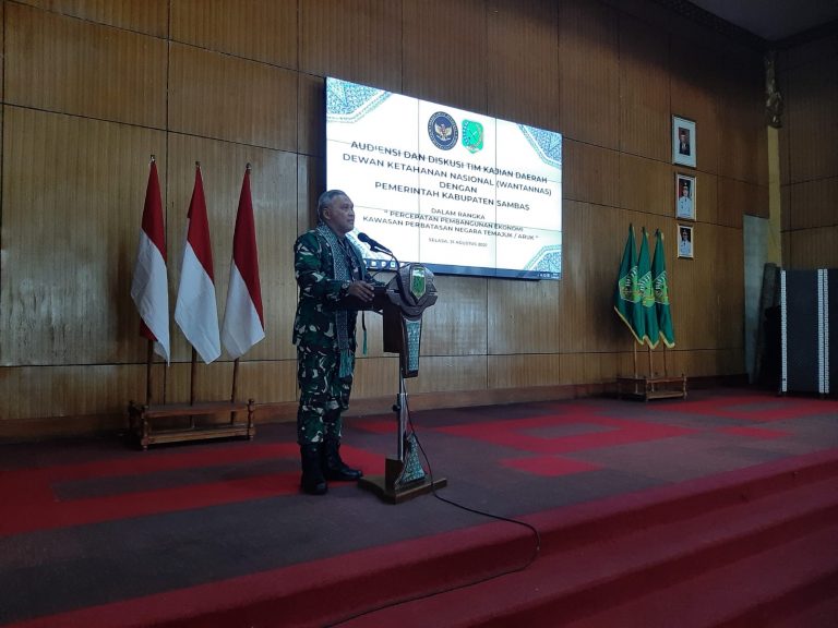 Percepat Pembangunan Perbatasan Ekonomi Perbatasan, WANTANNAS Audiensi Dengan PEMDA Sambas