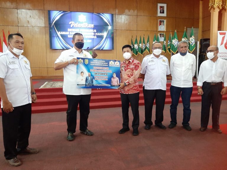 Resmi Dilantik, Bupati Sambas Harapkan Kadin Lirik Potensi Pertanian