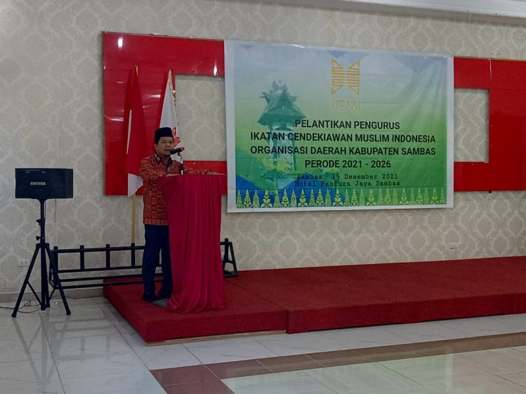 Pelantikan Pengurus ICMI Kab. Sambas