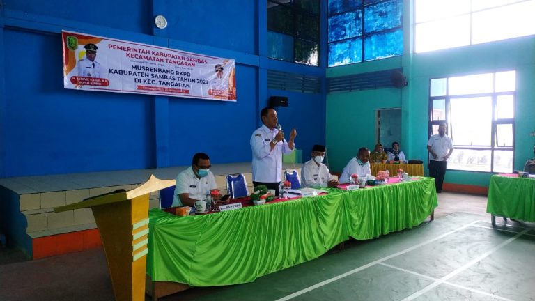 Buka Musrenbang di Tangaran, Wabup Rofi ingin Libatkan CSR di Kabupaten Sambas