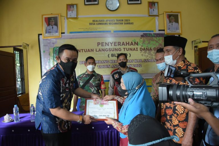 Penyaluran Bantuan BLT DD, Wabup Harapkan Tepat Sasaran
