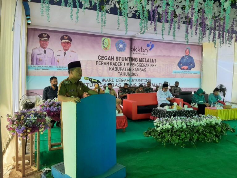 Dinas P3AP2KB Sambas Gelar Cegah Stunting Melalui TP PKK