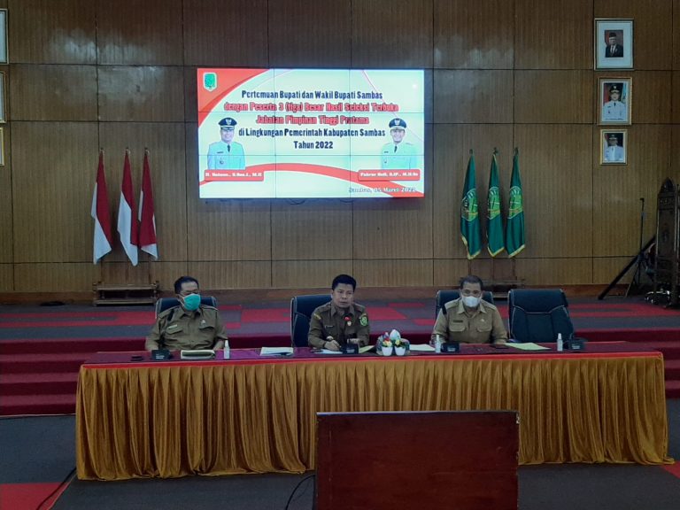 Bupati Ucapkan Selamat Atas 3 Besar Seleksi Jabatan Pimpinan Tinggi Pratama