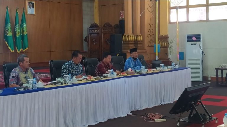 Rakor Manajemen ASN dan Pengelolaan Keuangan Daerah Pemda Kab. Sambas