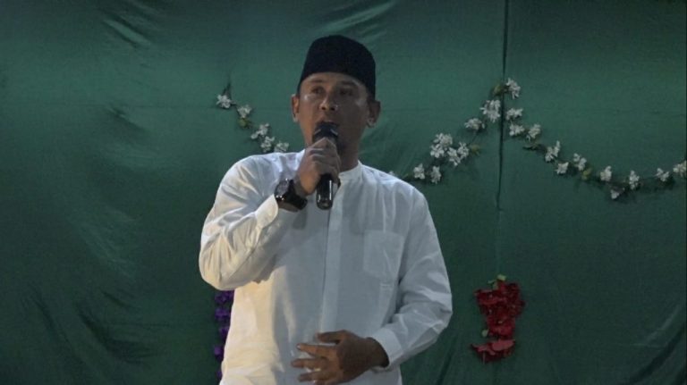 Wabup Rofi Hadiri Tabliq Akbar Spesial Tahun Baru Islam 1444 H & HUT RI Ke-77 di Desa Mulia