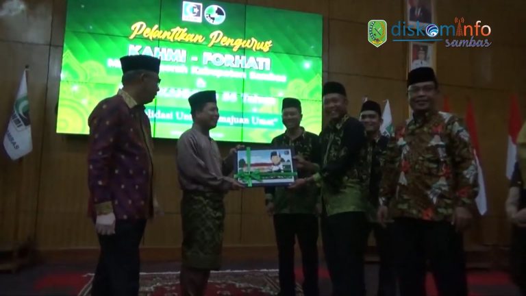 Gubernur Sutarmidji  Ajak Kahmi dan Forhati Sambas Kuasai Data Valid