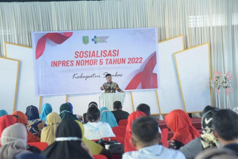 Bupati Satono Hadiri Sosialisasi Inpres Nomor 5 Tahun 2022 Peningkatan Kesehatan Ibu Hamil