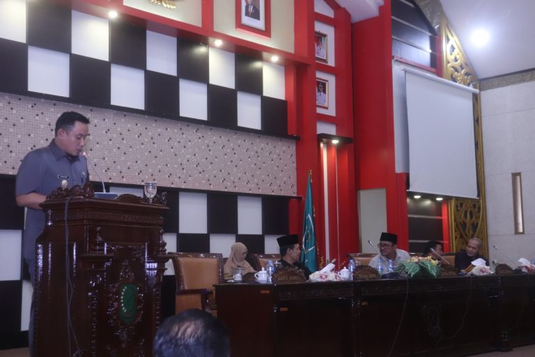 Wabup Sampaikan Jawaban Atas PU DPRD Bahas RAPBDP 2022
