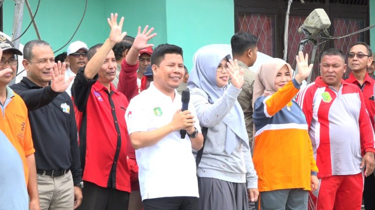 Warga Antusias Ikuti Germas Di Tangaran Yang Dihadiri Satono