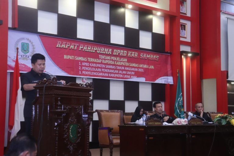 Bupati Sampaikan 3 Raperda, 1 diantaranya APBD TA 2023