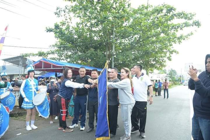 Bupati Satono Lepas Jalan Santai Peringati HUT ke-109 Gereja Kristus Raja Semesta Alam