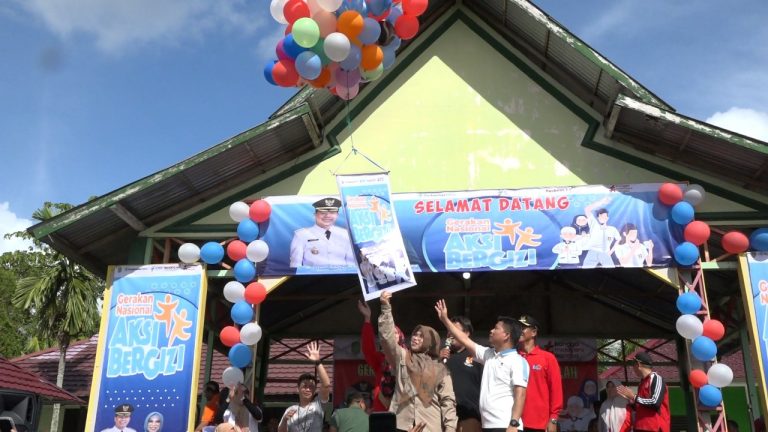 BUPATI SATONO MEMBUKA PENCANANGAN AKSI BERGIZI DI KECAMATAN TEBAS