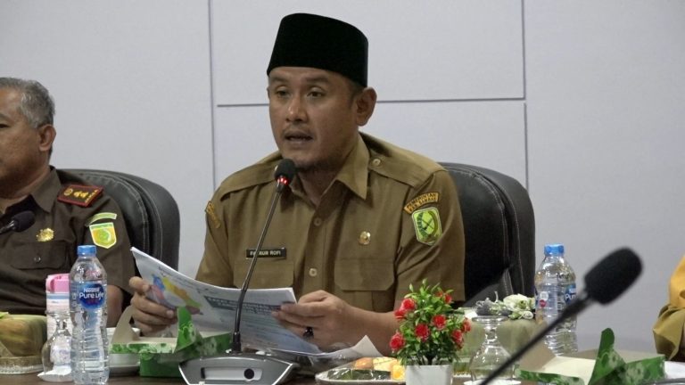 WABUP ROFI SAMPAIKAN PERKEMBANGAN STUNTING DI SAMBAS KEPADA MENKO PMK RI