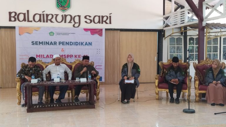 Wakil Bupati Sambas Fahrur Rofi Buka Seminar Pendidikan & Milad GMSPP Ke 15