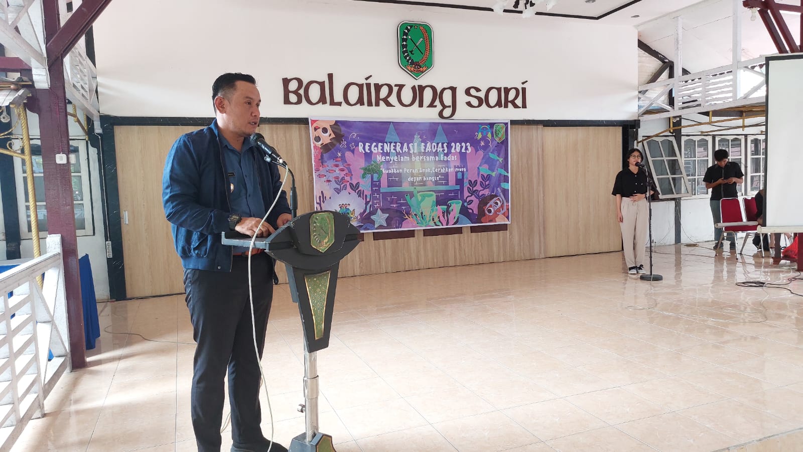 Wakil Bupati Sambas buka Regenerasi Forum Anak Daerah Kabupaten Sambas Tahun 2023