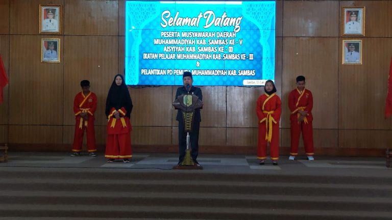 Bupati Satono Buka Musda Muhammadiyah Kabupaten Sambas