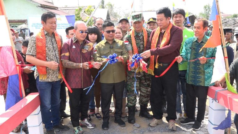 Bupati Satono Kembali Resmikan Jembatan Berkemajuan Non APBD ke 32