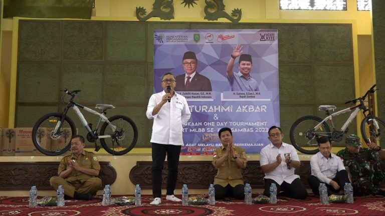 Satono Dampingi Zulhas Sapa Generasi Muda, Berpesan Agar Belajar Tekun dan Bersungguh-Sungguh