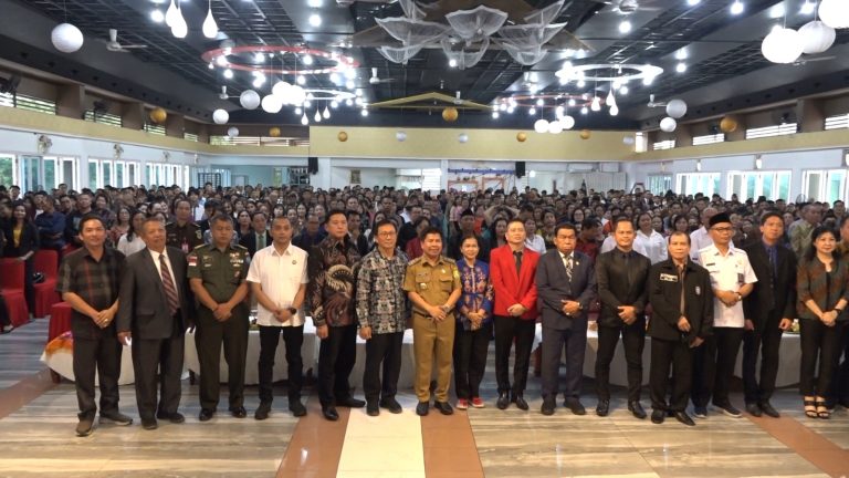Hadiri Ceremonial Natal Gabungan, Bupati Satono Harap Kegiatan Ini Jadi Agenda Tahunan