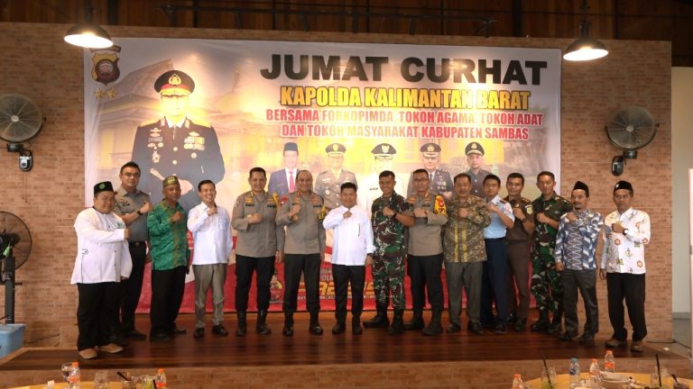 Bupati Satono Hadiri Jumat Curhat Bersama Kapolda Kalbar