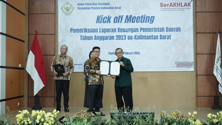 Bupati Satono hadiri Kickoff Meeting Pemeriksaan Laporan Keuangan Pemerintah Daerah TA 2023
