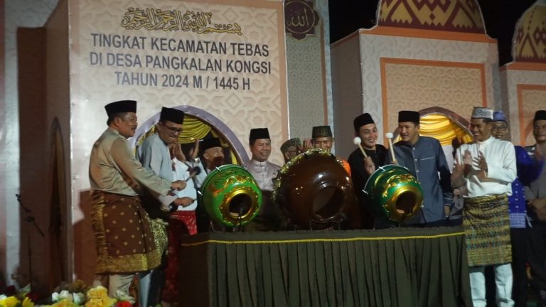 Bupati Satono dan Ketua LPTQ Hasanusi Sanjung Kemeriahan MTQ Tebas Layaknya MTQ Tingkat Kabupaten