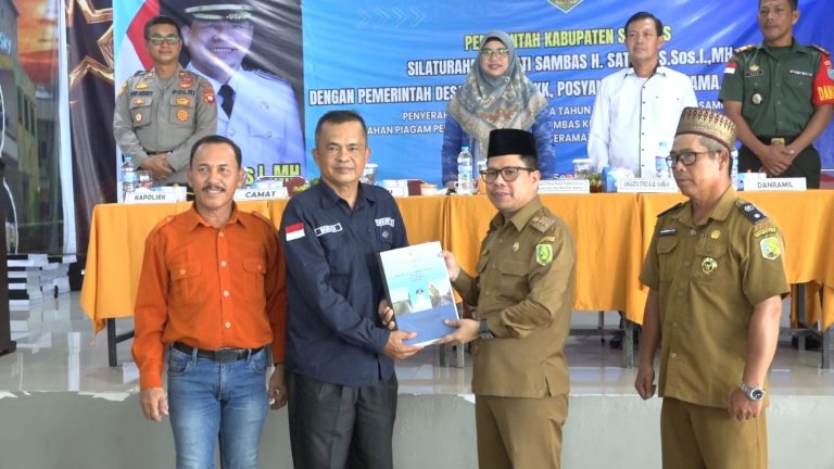 Gelar Silaturahmi Dengan Masyarakat Teluk Keramat, Bupati Satono : Terima Kasih Atas Andilnya Membangun Sambas