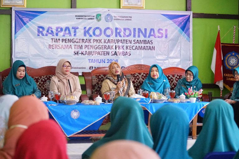Pjs Bupati Sambas Silaturahmi Bersama Jajaran PKK, Dorong Penguatan Program Posyandu