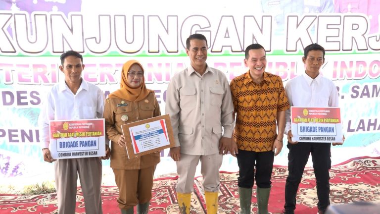 Tinjau OPLA di Semparuk, Mentan RI Ingin Kalbar Jadi Surplus Pangan