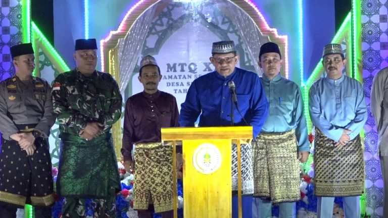 Wabup Heroaldi di MTQ ke-11 Sejangkung : Semoga Generasi Kita Tumbuh Dalam Semangat Cinta Al-Quran