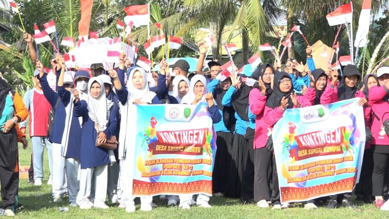 Pekan Olahraga Pemerintah Desa ke-II Kecamatan Teluk Keramat Resmi Dibuka dengan Semangat Kebersamaan