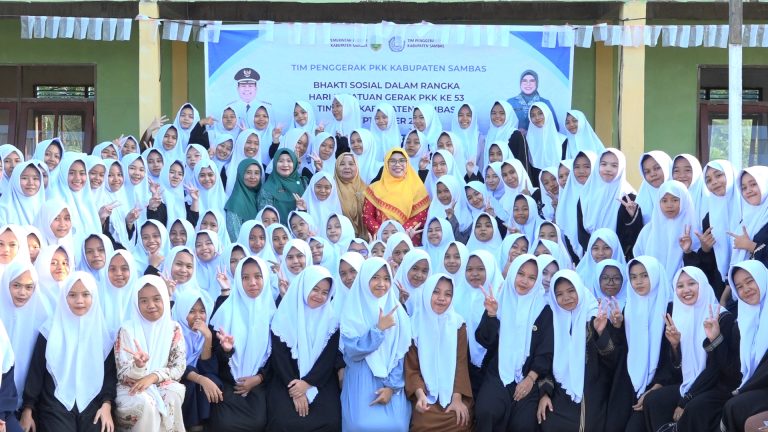 Bhakti Sosial Dalam Rankga HKG PKK ke-53, Yunisa Bersama Jajaran Kunjungi Ponpes Husnul Mubarak
