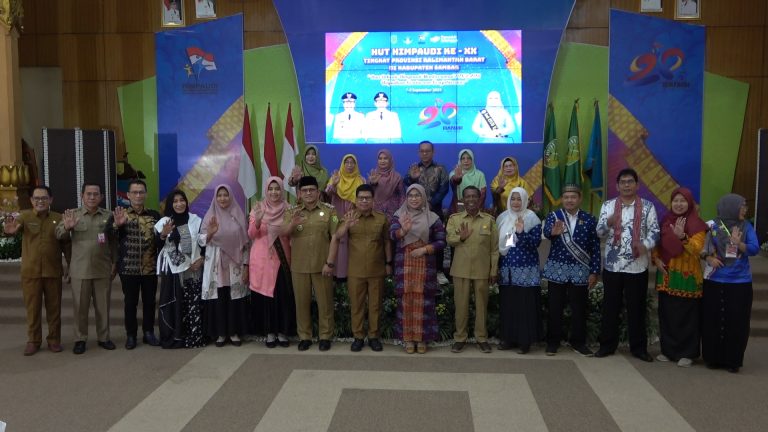 Pelaksanaan Peringatan HIMPAUDI ke XX Tingkat Provinsi Kalimantan Barat Resmi dibuka Bupati Sambas