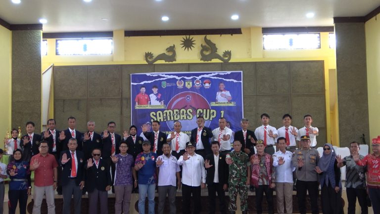 Sambas Cup I Open Turnamen Karate 2025 Resmi Dibuka, Heroaldi: Karate Jadi Ajang Silaturahmi dan Pencetak Atlet Unggul di Sambas