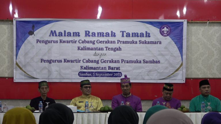 Wabup Sambas Hadiri Malam Ramah Tamah bersama Kwarcab Sukamara