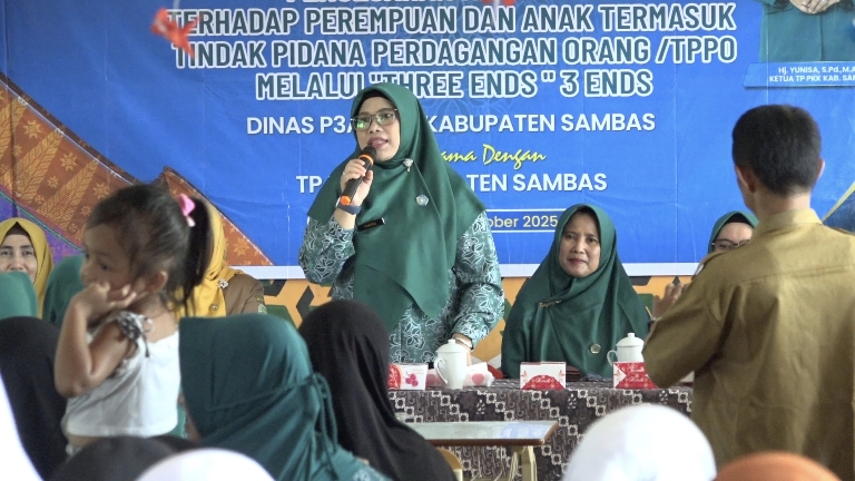 Yunisa Buka Sosialisasi Pencegahan Kekerasan terhadap Perempuan dan Anak Termasuk TPPO melalui “Three Ends”