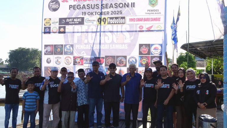 Wakil Bupati Sambas Tekankan Sportivitas dan Pelestarian Udang Galah di Lomba Mancing Pegasus Season II