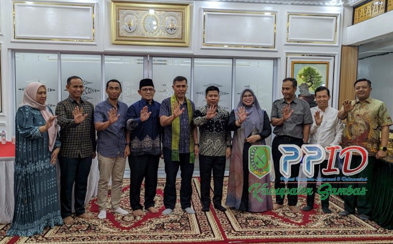 Ramah Tamah Bupati Sambas Bersama Pangdam XII/Tanjungpura, Satono :  Perkuat Sinergi Daerah dan TNI