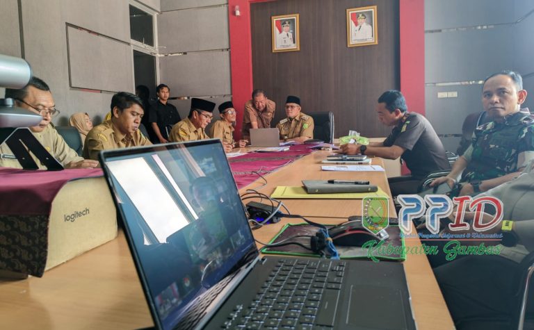 Pemkab Sambas Perkuat Koordinasi Pengendalian Inflasi Jelang Idulfitri