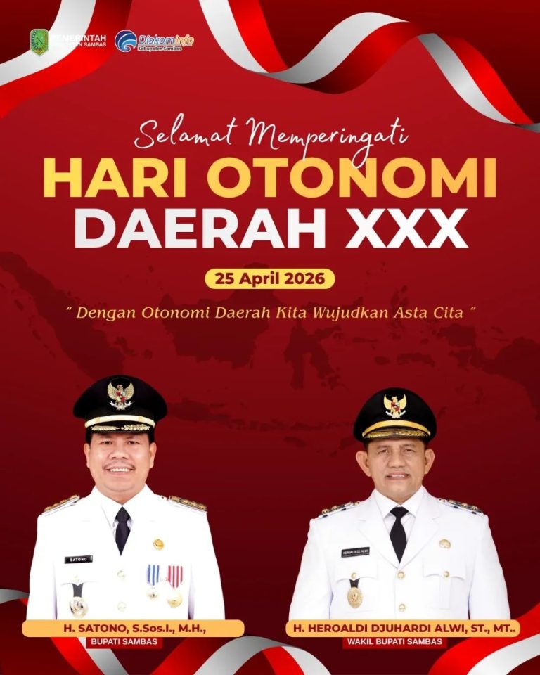 Selamat Hari Otonomi Daerah ke XXX Tahun 2026