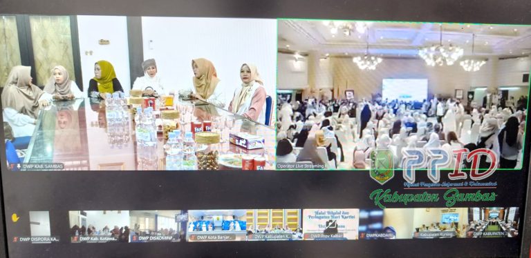 Pengurus DWP Sambas Ikuti Halalbihalal dan Peringatan Hari Kartini DWP Pusat