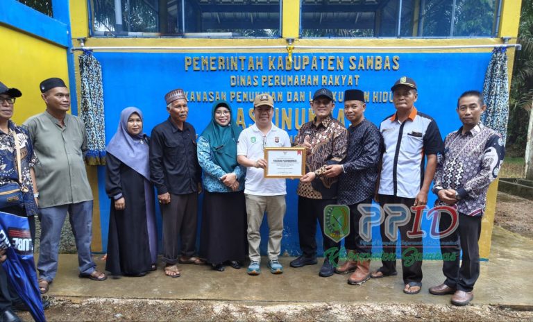 Penuhi Kebutuhan Air Bersih, Bupati Satono Resmikan Pasminumas di Desa Samustida