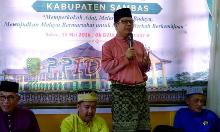 Bupati Satono Tegaskan Komitmen Perkuat Peradaban Melayu melalui Musda MABM Sambas